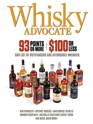 cover image of Whisky Advocate
